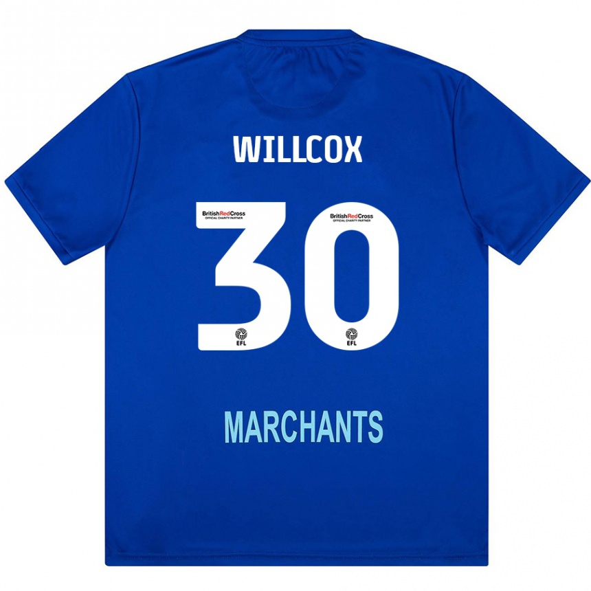 Kids Football Freddy Willcox #30 Green Away Jersey 2024/25 T-Shirt Uk