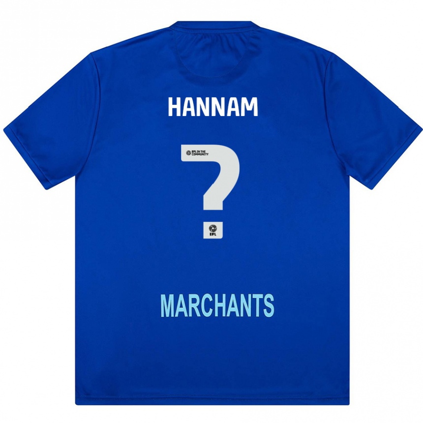 Kids Football Shawna Hannam #0 Green Away Jersey 2024/25 T-Shirt Uk