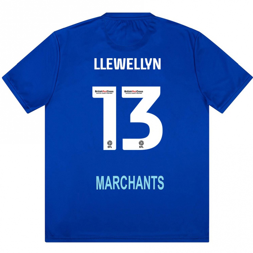 Kids Football Ffion Llewellyn #13 Green Away Jersey 2024/25 T-Shirt Uk