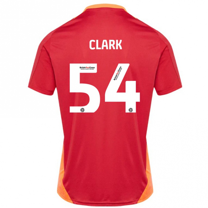 Kids Football Max Clark #54 Blue Off White Away Jersey 2024/25 T-Shirt Uk