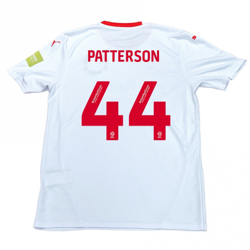 Kids Football Phoenix Patterson #44 White Away Jersey 2024/25 T-Shirt Uk