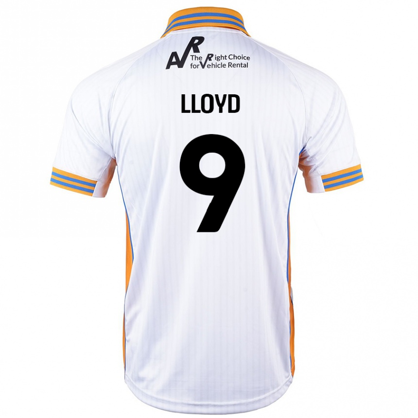 Kids Football George Lloyd #9 White Away Jersey 2024/25 T-Shirt Uk