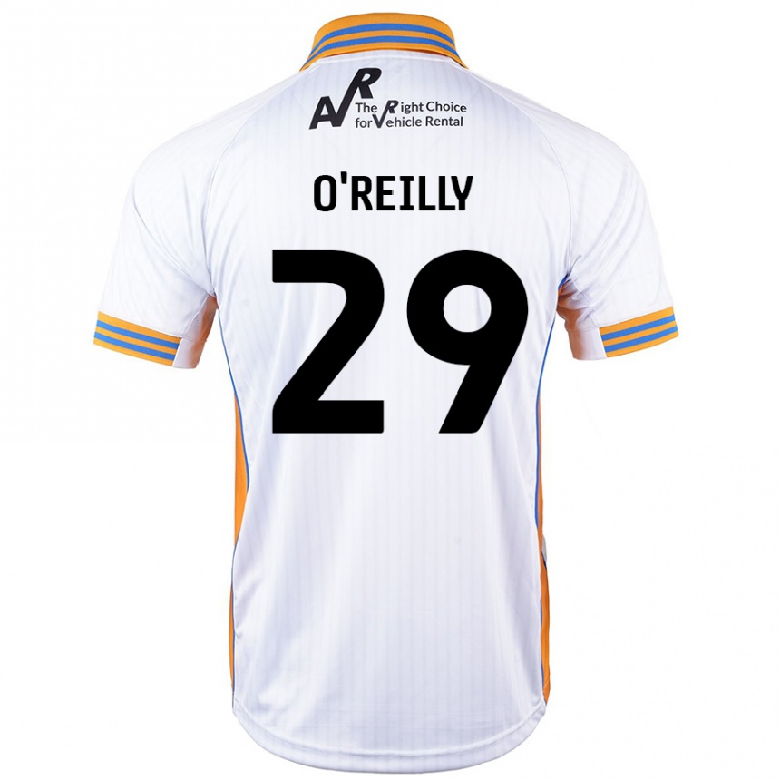 Kids Football Tommi O'reilly #29 White Away Jersey 2024/25 T-Shirt Uk