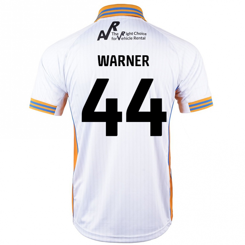 Kids Football James Warner #44 White Away Jersey 2024/25 T-Shirt Uk