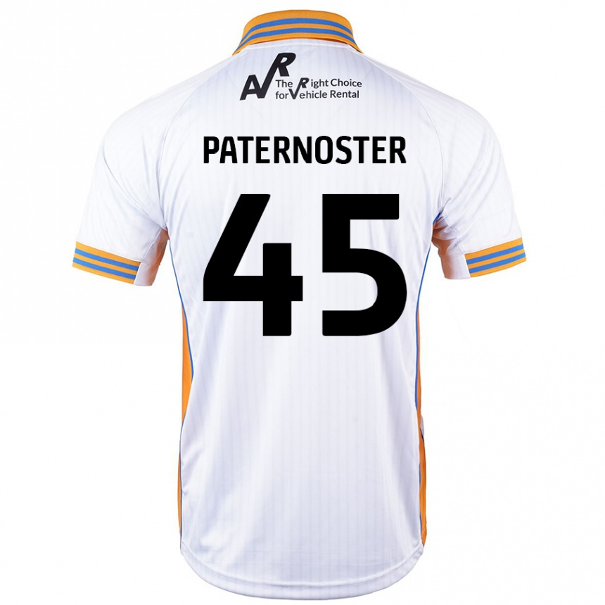 Kids Football Vladimir Paternoster #45 White Away Jersey 2024/25 T-Shirt Uk