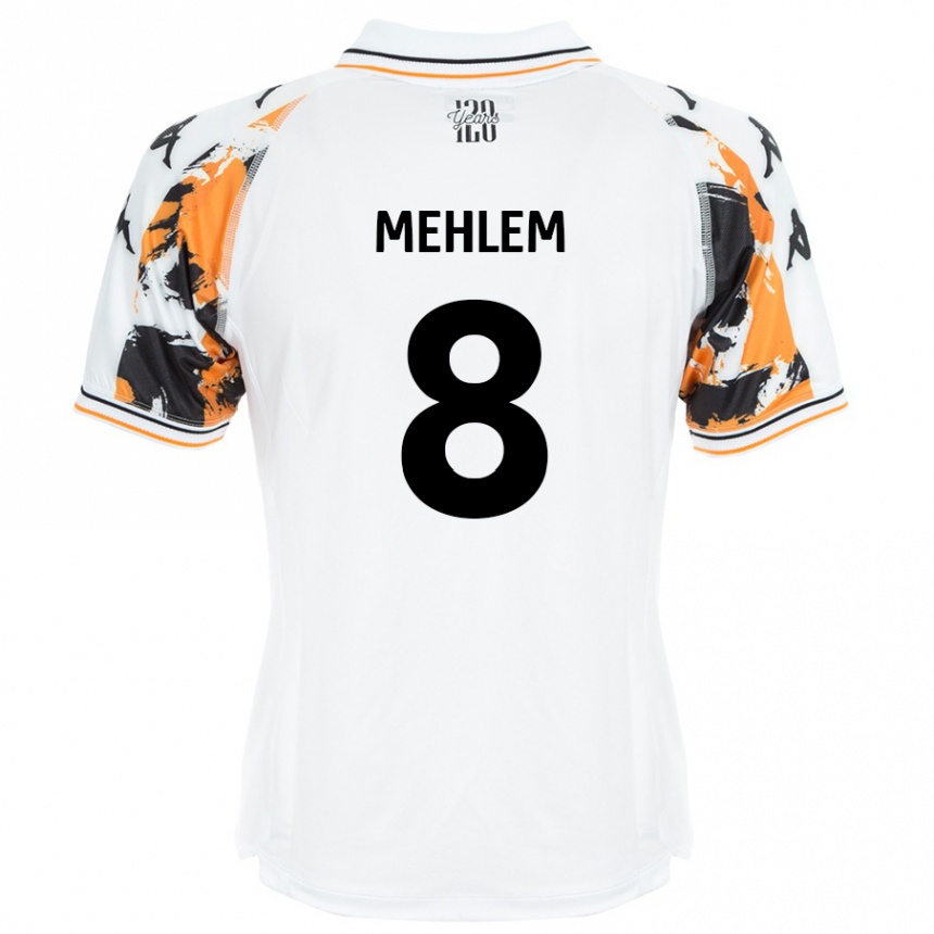 Kids Football Marvin Mehlem #8 White Away Jersey 2024/25 T-Shirt Uk