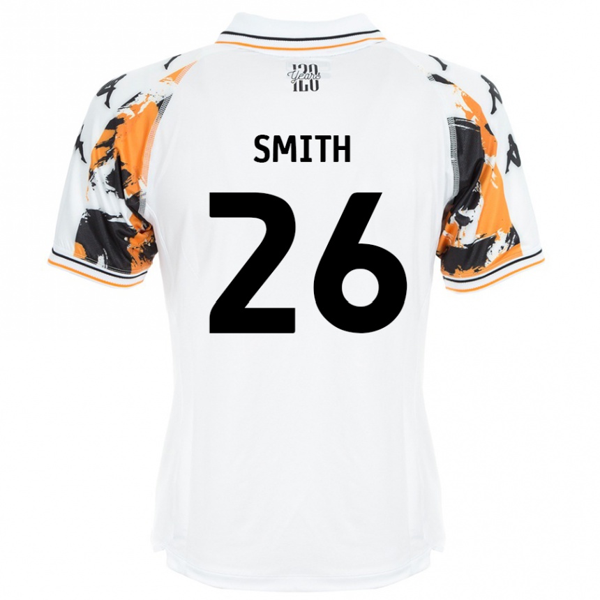 Kids Football Andy Smith #26 White Away Jersey 2024/25 T-Shirt Uk