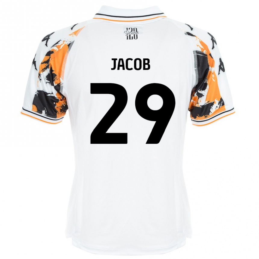 Kids Football Matty Jacob #29 White Away Jersey 2024/25 T-Shirt Uk