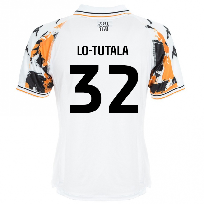 Kids Football Thimothée Lo-Tutala #32 White Away Jersey 2024/25 T-Shirt Uk