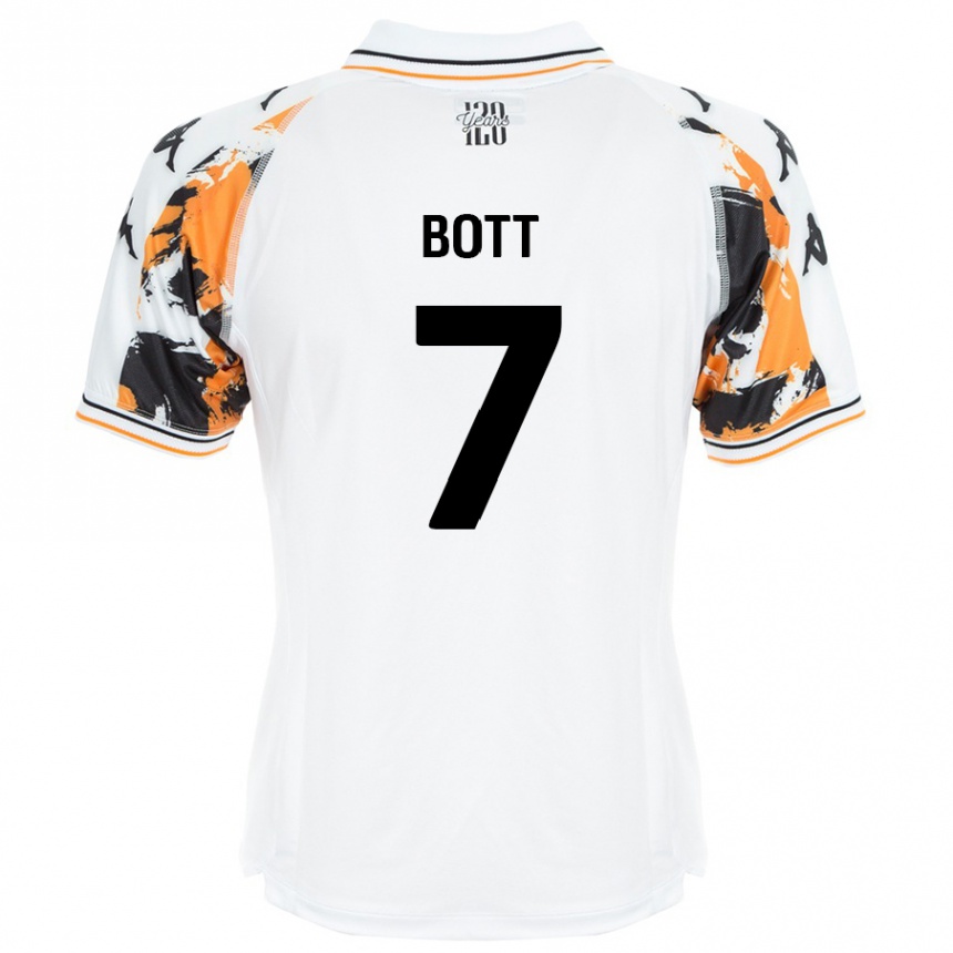 Kids Football Liberty Bott #7 White Away Jersey 2024/25 T-Shirt Uk