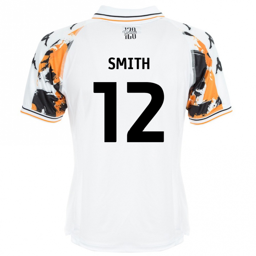 Kids Football Emily Smith #12 White Away Jersey 2024/25 T-Shirt Uk