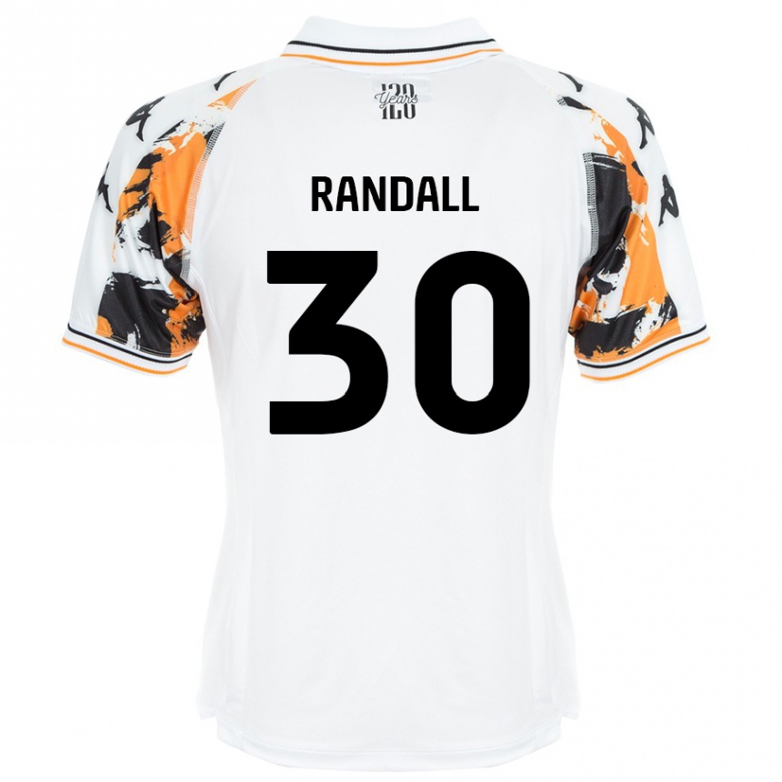 Kids Football Jennifer Randall #30 White Away Jersey 2024/25 T-Shirt Uk