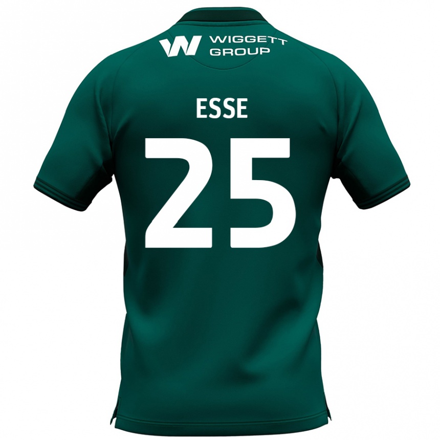 Kids Football Romain Esse #25 Green Away Jersey 2024/25 T-Shirt Uk