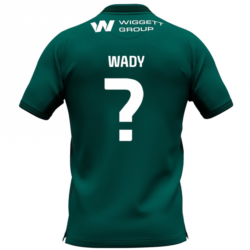 Kids Football Ethan Wady #0 Green Away Jersey 2024/25 T-Shirt Uk