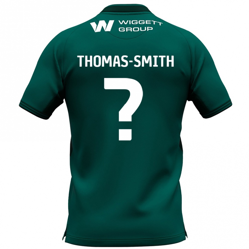 Kids Football Jaydon Thomas-Smith #0 Green Away Jersey 2024/25 T-Shirt Uk