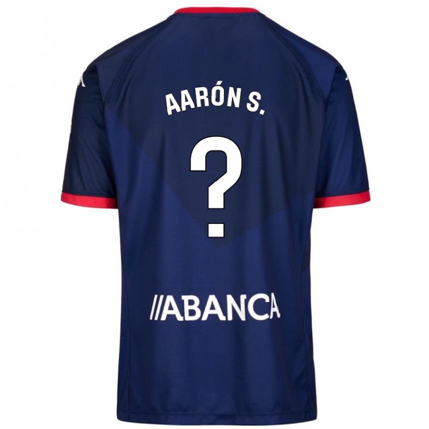 Kids Football Aarón Sánchez #0 Navy Blue Away Jersey 2024/25 T-Shirt Uk