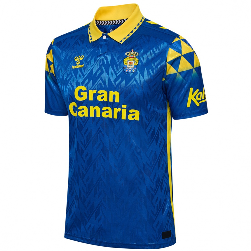 Kids Football Iván Cédric #0 Blue Yellow Away Jersey 2024/25 T-Shirt Uk