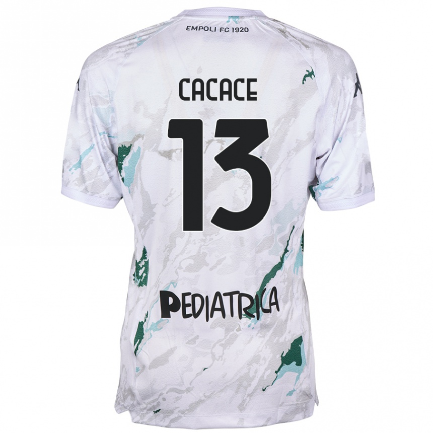 Kids Football Liberato Cacace #13 Grey Away Jersey 2024/25 T-Shirt Uk