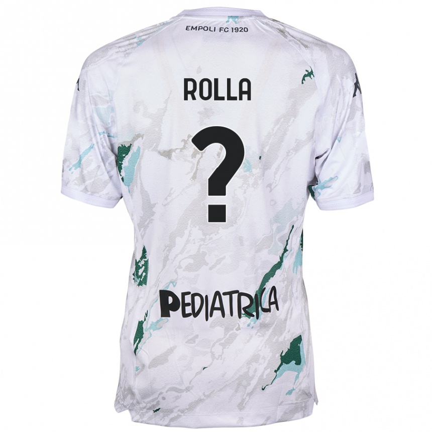 Kids Football Nicola Rolla #0 Grey Away Jersey 2024/25 T-Shirt Uk