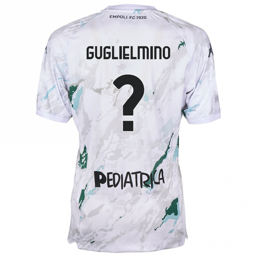 Kids Football Federico Guglielmino #0 Grey Away Jersey 2024/25 T-Shirt Uk