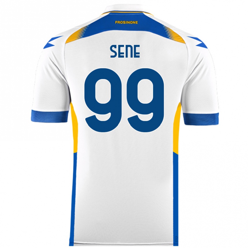 Kids Football Fallou Sene #99 White Away Jersey 2024/25 T-Shirt Uk