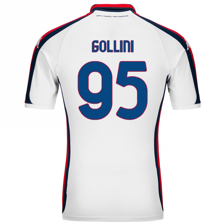 Kids Football Pierluigi Gollini #95 White Away Jersey 2024/25 T-Shirt Uk