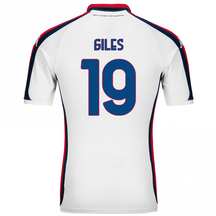 Kids Football Heidi Giles #19 White Away Jersey 2024/25 T-Shirt Uk