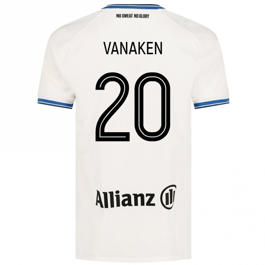 Kids Football Hans Vanaken #20 White Away Jersey 2024/25 T-Shirt Uk