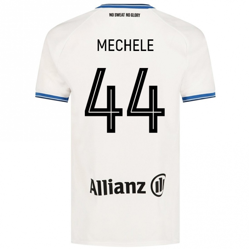 Kids Football Brandon Mechele #44 White Away Jersey 2024/25 T-Shirt Uk