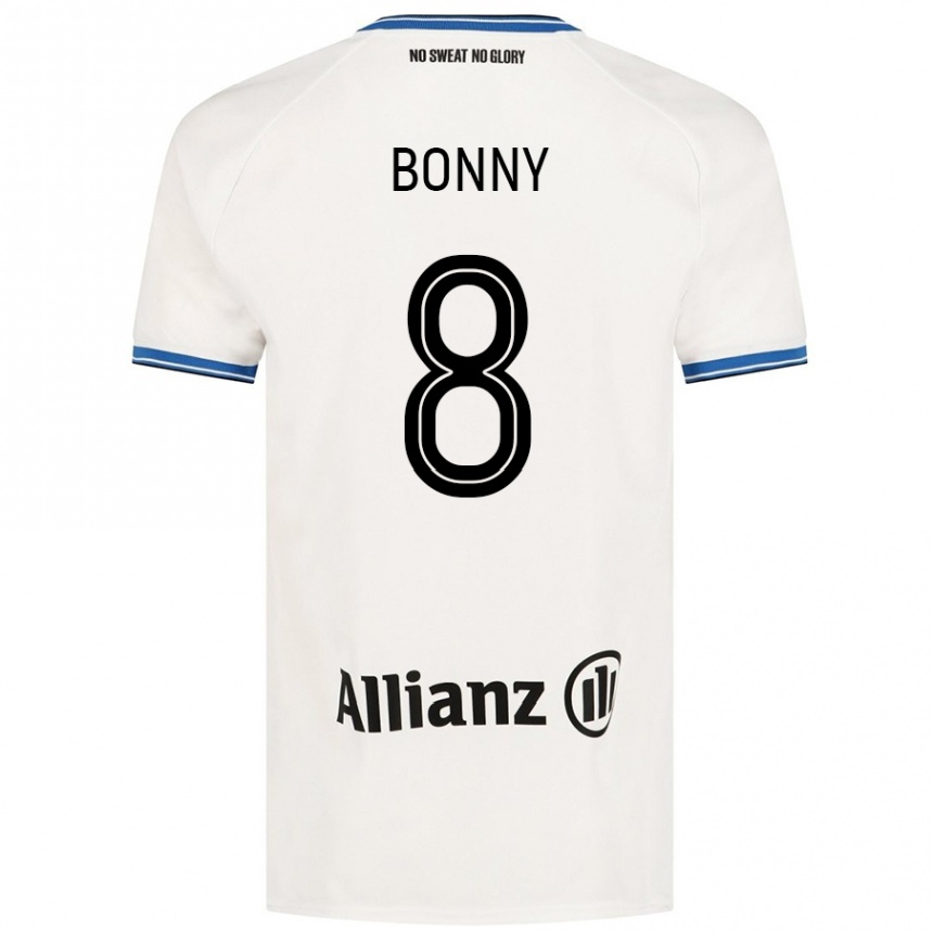 Kids Football Chionne Bonny #8 White Away Jersey 2024/25 T-Shirt Uk