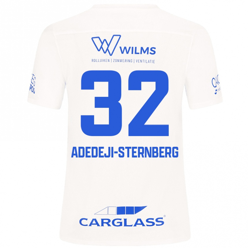 Kids Football Noah Adedeji-Sternberg #32 White Away Jersey 2024/25 T-Shirt Uk