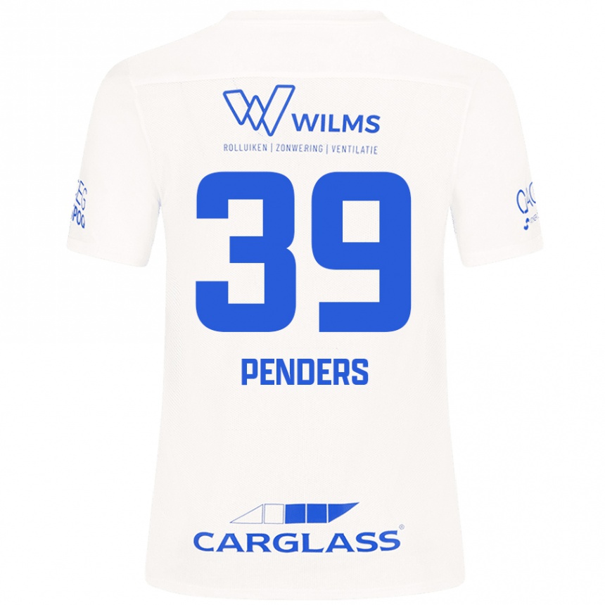 Kids Football Mike Penders #39 White Away Jersey 2024/25 T-Shirt Uk