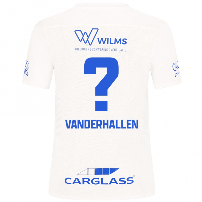 Kids Football Yari Vanderhallen #0 White Away Jersey 2024/25 T-Shirt Uk