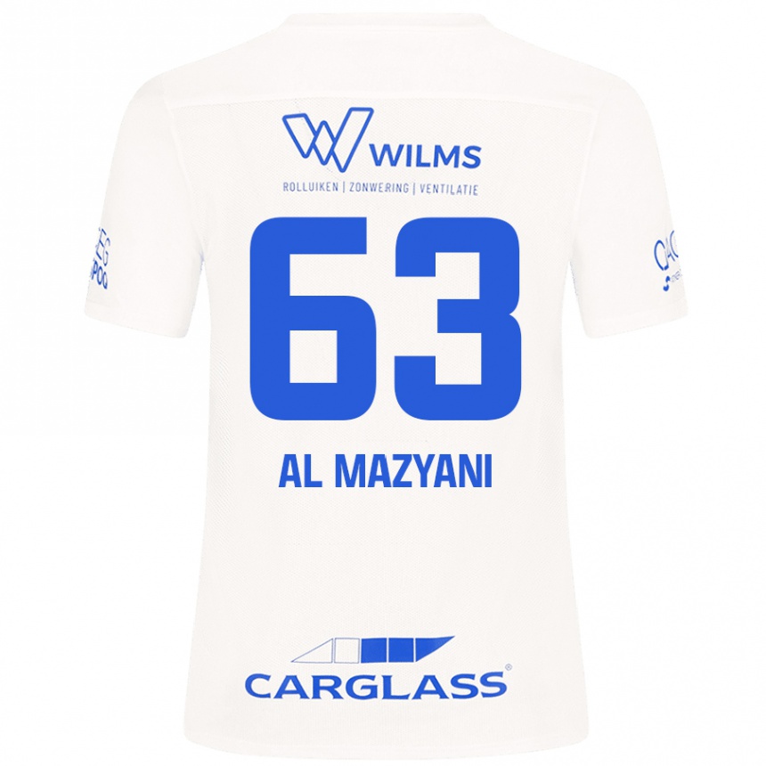 Kids Football Faissal Al Mazyani #63 White Away Jersey 2024/25 T-Shirt Uk