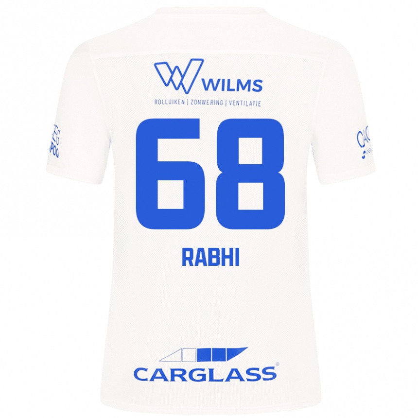 Kids Football Ayman Rabhi #68 White Away Jersey 2024/25 T-Shirt Uk