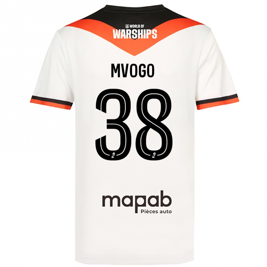 Kids Football Yvon Mvogo #38 White Away Jersey 2024/25 T-Shirt Uk