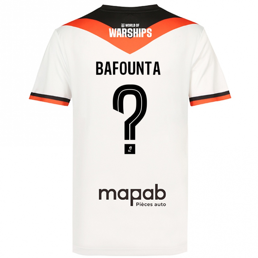 Kids Football Kamal Bafounta #0 White Away Jersey 2024/25 T-Shirt Uk