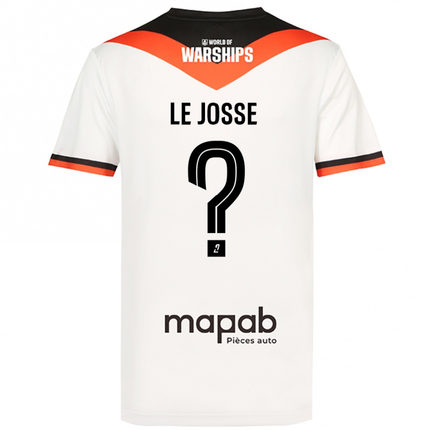 Kids Football Ewen Le Josse #0 White Away Jersey 2024/25 T-Shirt Uk