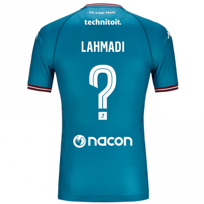 Kids Football Mehdi Lahmadi #0 Bleu Petrole Away Jersey 2024/25 T-Shirt Uk