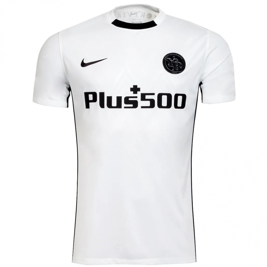 Kids Football Ramon Nussbaum #0 White Black Away Jersey 2024/25 T-Shirt Uk