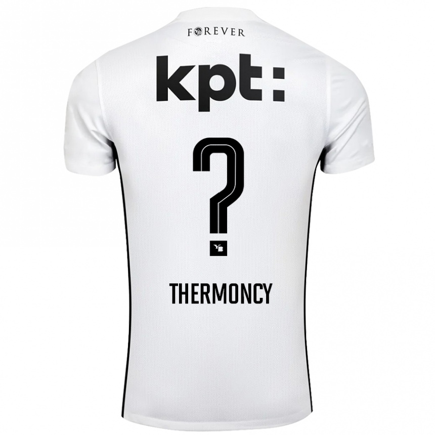 Kids Football Keeto Thermoncy #0 White Black Away Jersey 2024/25 T-Shirt Uk