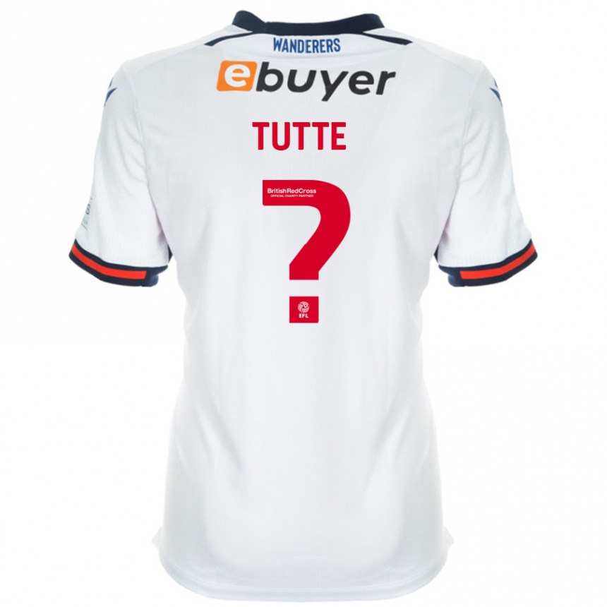 Men Football Andrew Tutte #0 White Home Jersey 2024/25 T-Shirt Uk