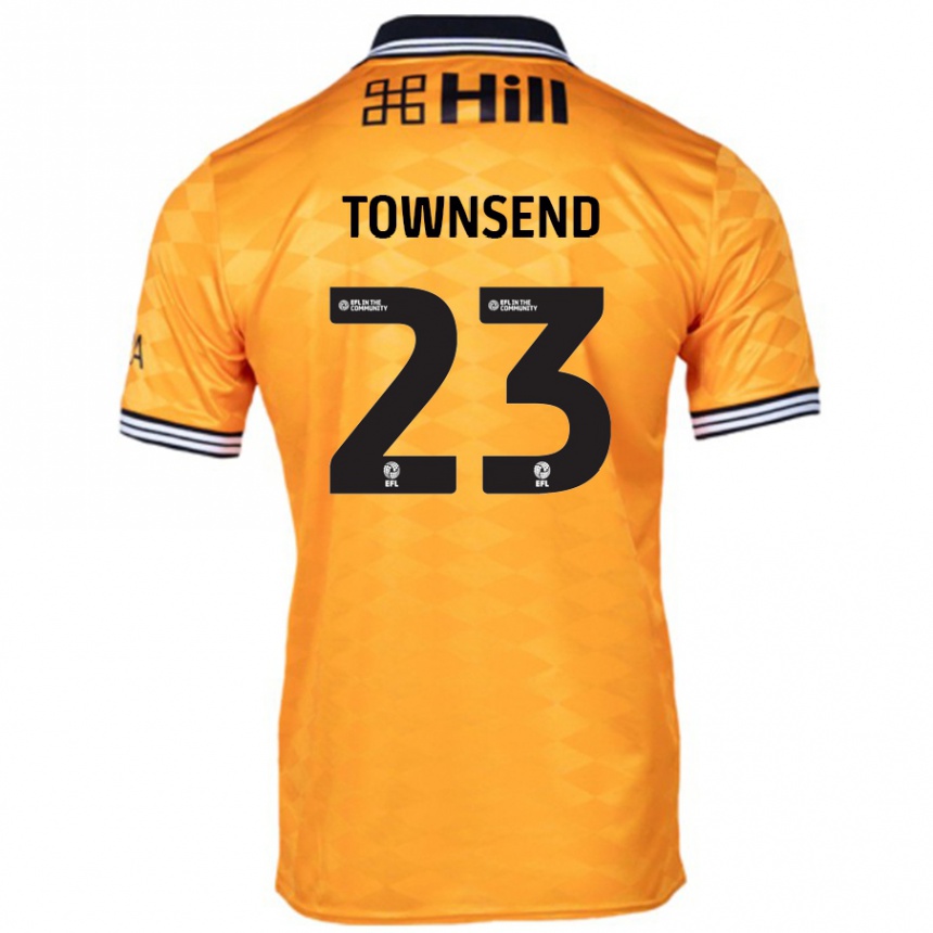 Men Football Eleanor Townsend #23 Orange Home Jersey 2024/25 T-Shirt Uk