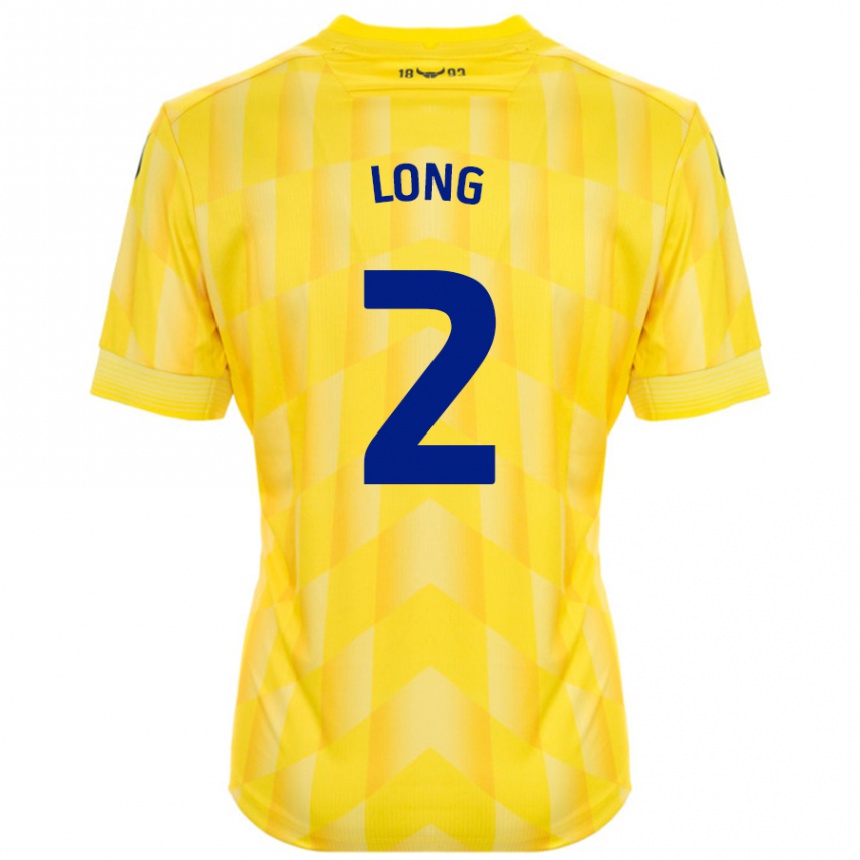 Men Football Sam Long #2 Yellow Home Jersey 2024/25 T-Shirt Uk