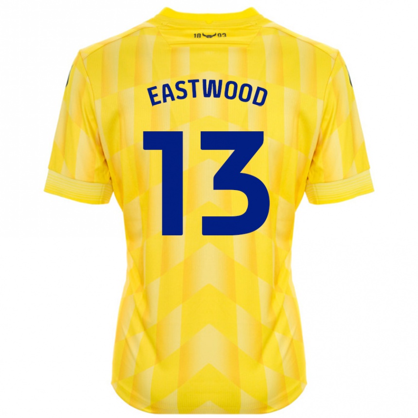 Men Football Simon Eastwood #13 Yellow Home Jersey 2024/25 T-Shirt Uk