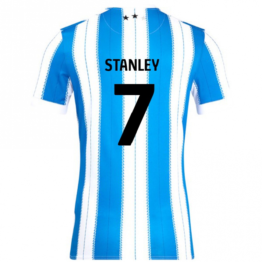 Men Football Katie Stanley #7 Blue White Home Jersey 2024/25 T-Shirt Uk