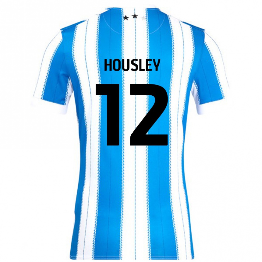 Men Football Autumn Housley #12 Blue White Home Jersey 2024/25 T-Shirt Uk