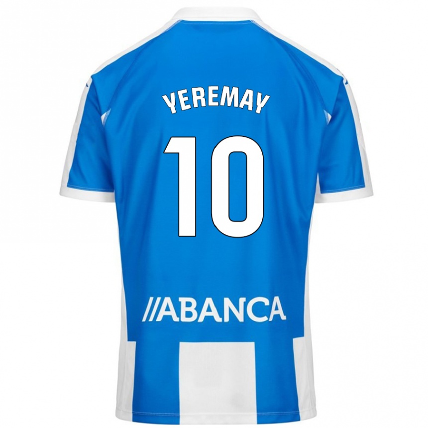 Men Football Yeremay Hernández #10 Blue White Home Jersey 2024/25 T-Shirt Uk