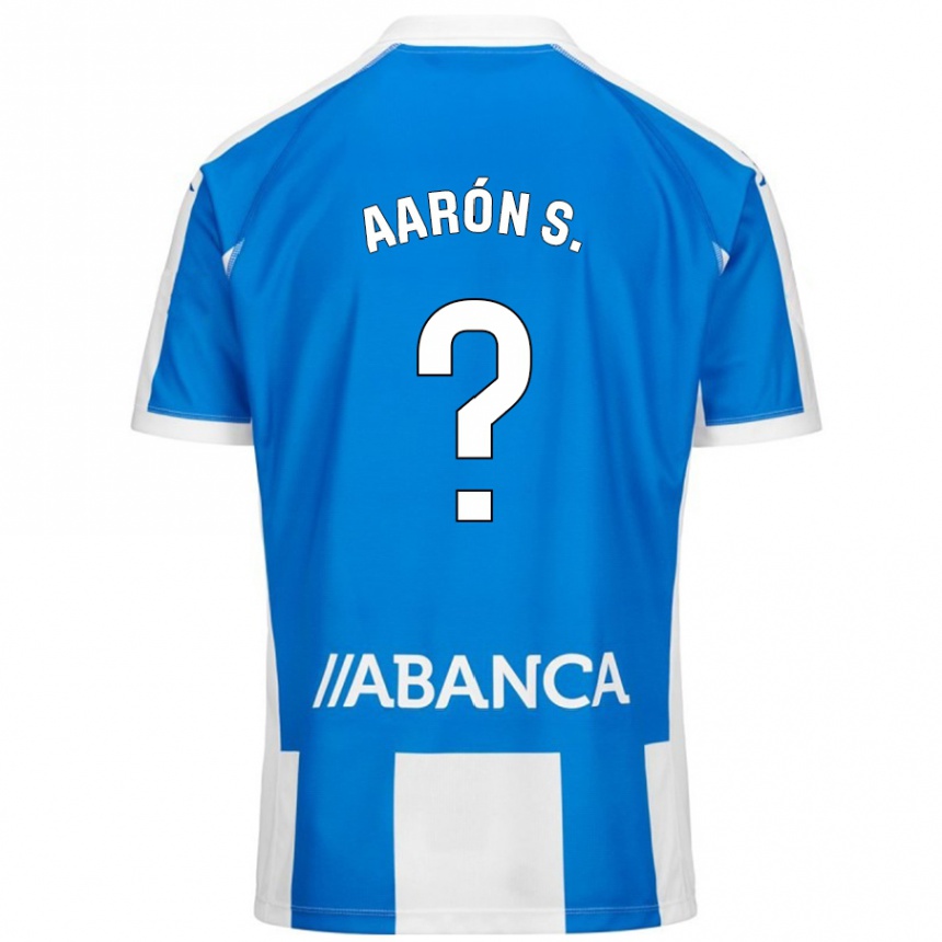 Men Football Aarón Sánchez #0 Blue White Home Jersey 2024/25 T-Shirt Uk