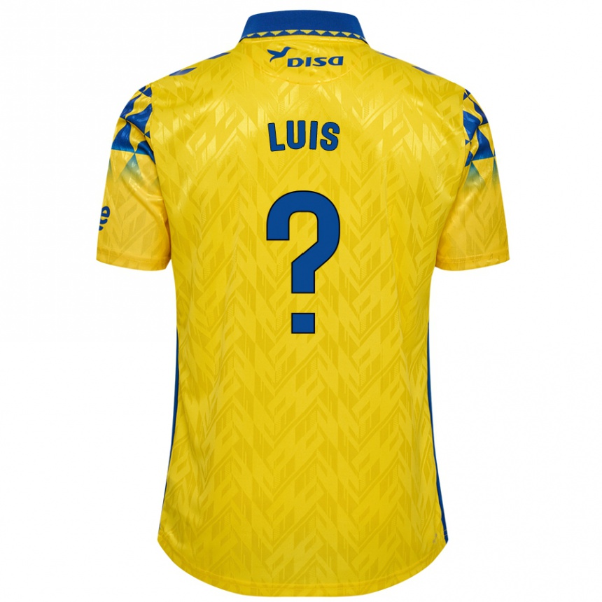 Men Football Ryan Luis #0 Yellow Blue Home Jersey 2024/25 T-Shirt Uk